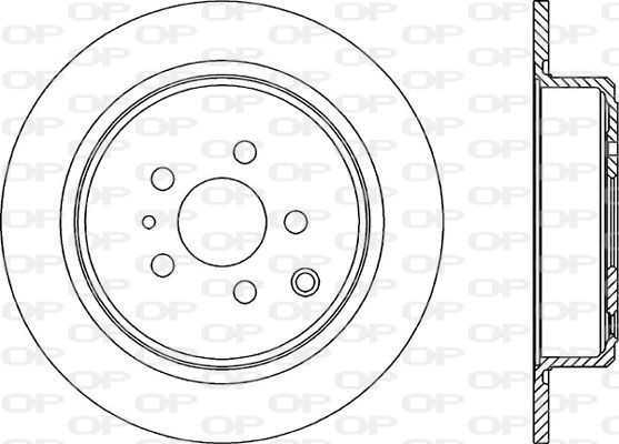 OPEN PARTS Тормозной диск BDA1149.10